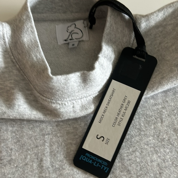 NWT KUWALLA oversized gray sweatshirt by Kuwallatee - Picture 3 of 7